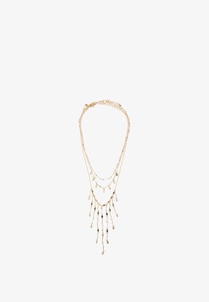 Bershka, LAYERED CHAIN - 3-PACK OF NECKLACES SET - Halskette - gold-coloured