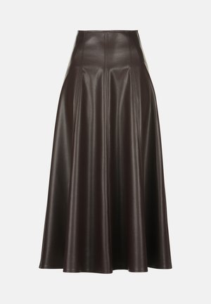 A-line skirt - dark brown
