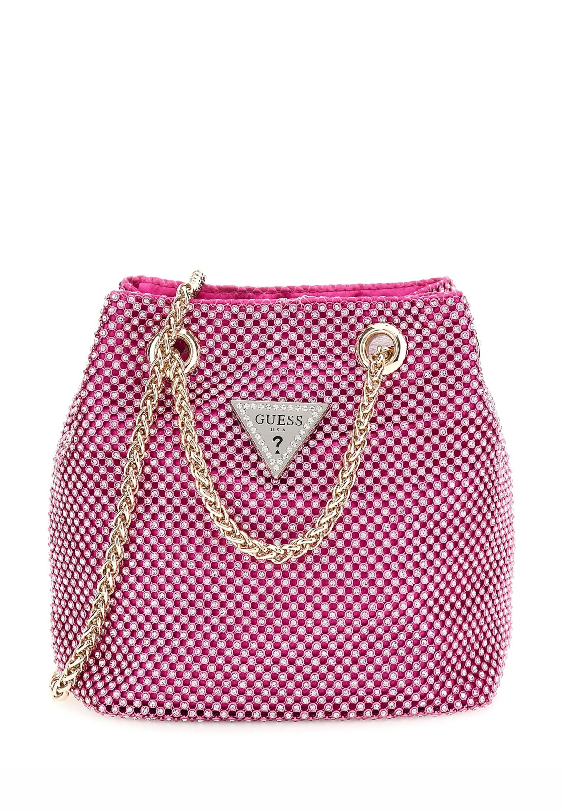 Guess MINI SOFIA STRASS Handtasche fuchsia/pink Zalando