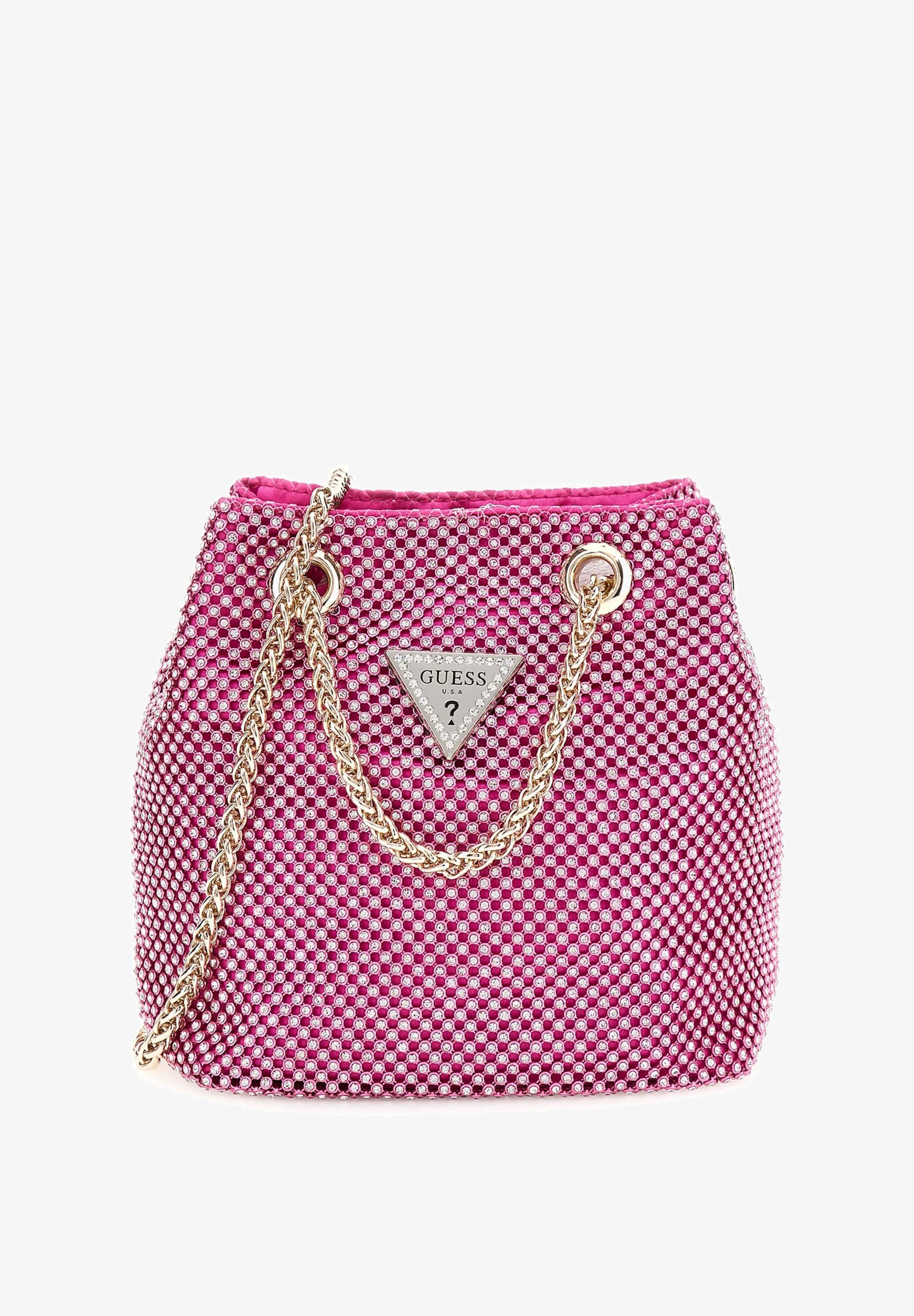 Guess MINI SOFIA STRASS Handtasche fuchsia/pink Zalando