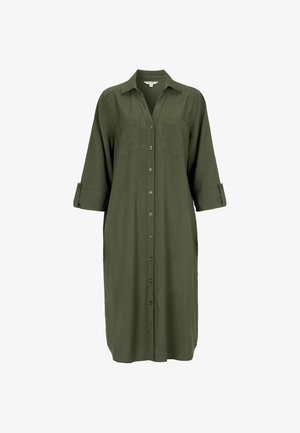 Cellbes of Sweden, SHIRT DRESS IN VISCOSE - Skjortekjole - green