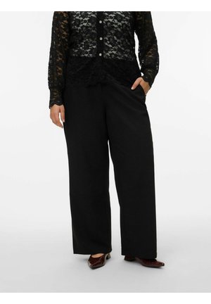 WEITEM SCHNITT DALLAS  - Pantaloni - black