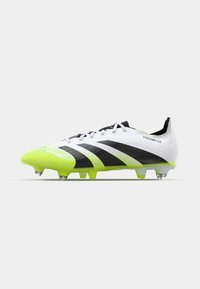 PREDATOR LEAGUE SOFT GROUND FOOTBALL BOOTS - Chaussures de football pour terrain gras - footwear white/core black/lucid lemon