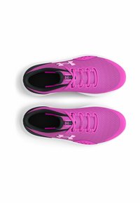Under Armour VISUAL CUSHIONING UA GGS SURGE 4 - Väglöparskor - vivid magenta
