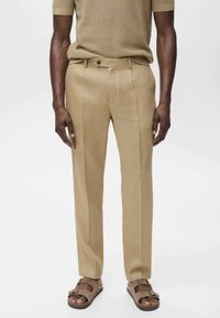 Mango - Pantaloni - beige Immagine in miniatura 1