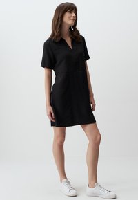 Jimmy Key SHORT SLEEVE MINI  - Abito a camicia - black
