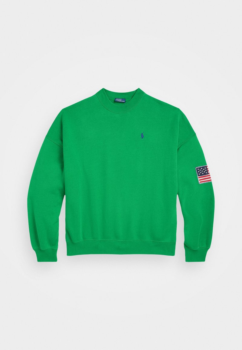 Polo Ralph Lauren OVERSIZE FIT LOGO CREWNECK FLEECE - Sweatshirt - bright clover