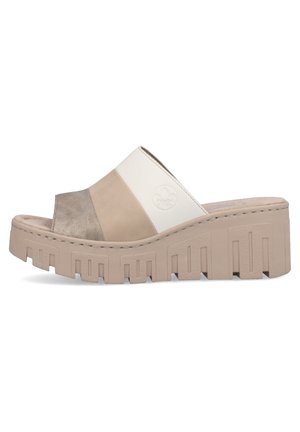 Rieker Pantolette hoch - beige