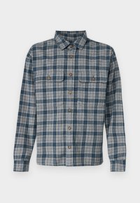 90s Oversized Flannel - Camisa - dark blue