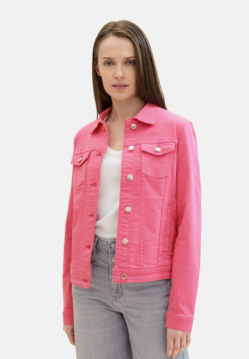 TOM TAILOR Jeansjacke - carmine pink