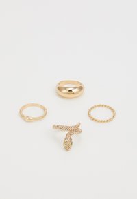 4 PACK - Bague - gold-coloured