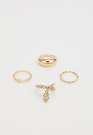 4 PACK - Ring - gold-coloured