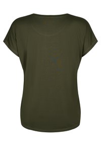 Active by Zizzi KURZARM - Basic T-shirt - forest night