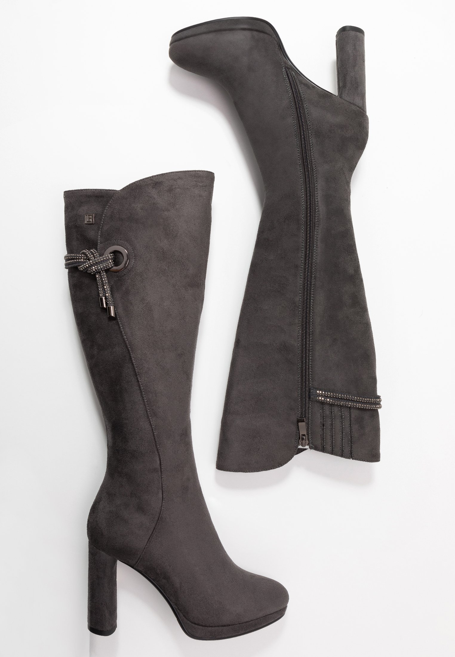 Laura Biagiotti Klassiska stövlar grey Zalando.se Gray Boots | Laura Biagiotti | Overknee stövlar | Miinto.se