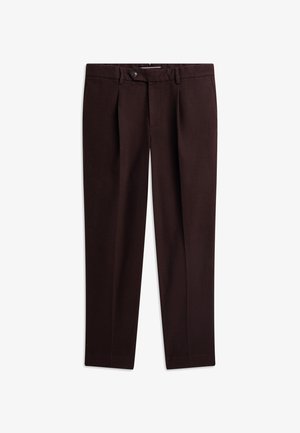 Tommy Hilfiger, SOLID BRUSHED DRESS PANTS - Broek - chocolate