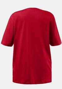 Ulla Popken PLUS SIZE  V NECK TEE  - T-shirt basic - mohn