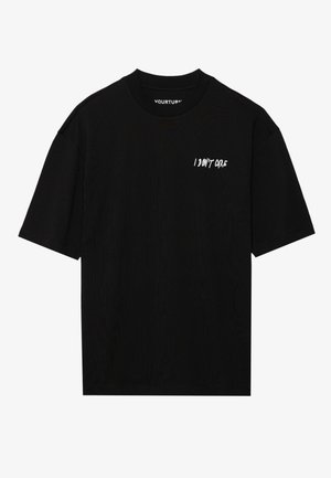 YOURTURN UNISEX - T-Shirt print - black