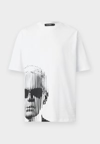 CREW NECK - Nyomott mintás póló - white