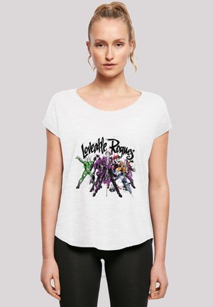 'DC COMICS BATMAN LOVEABLE ROGUES' - Print T-shirt - white
