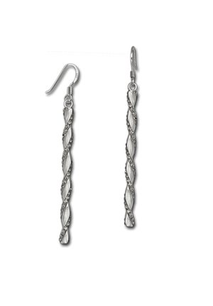SilberDream GEDREHT - Earrings - silberfarben grau