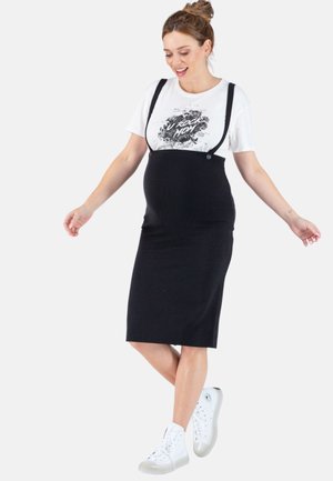 MATERNITY WITH REMOVABLE STRAPS ALICIA - Bleistiftrock - black