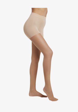 ITEM m6 CONTOURING SHAPING COMPRESSION TIGHTS 15 DEN - MADE IN GERMANY - Tights - powder