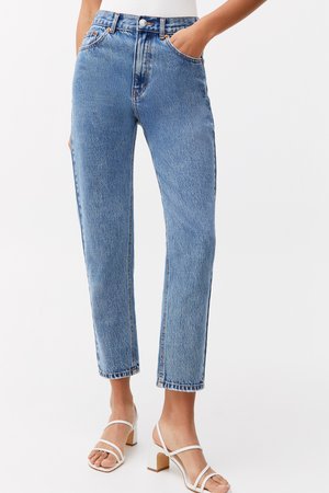 MOM - Jean boyfriend - light blue