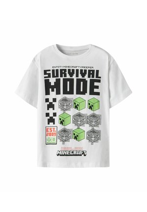 MINECRAFT - T-Shirt print - bright white