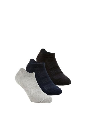 3 PACK - Calze - black melange grey blue
