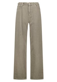 RELAXED FIT - Flared Jeans - taupe