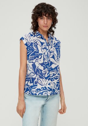 s.Oliver MIT ALLOVERPRINT - Camisa - royalblau