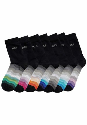 7 PACK - Socken - schwarz