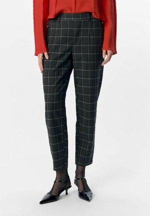 Trousers - mottled dark grey