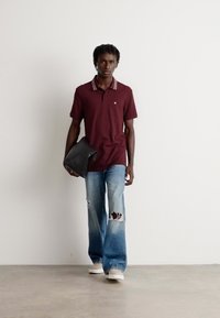 Calvin Klein Jeans MONOGRAM TIPPED - Poloshirt - moroccan brown