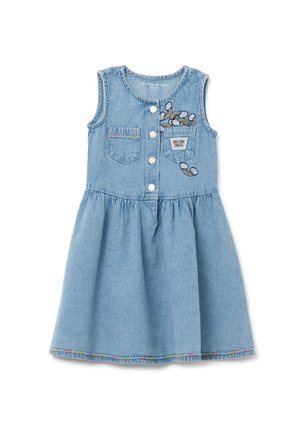 SLEEVELESS - Denim dress - light blue