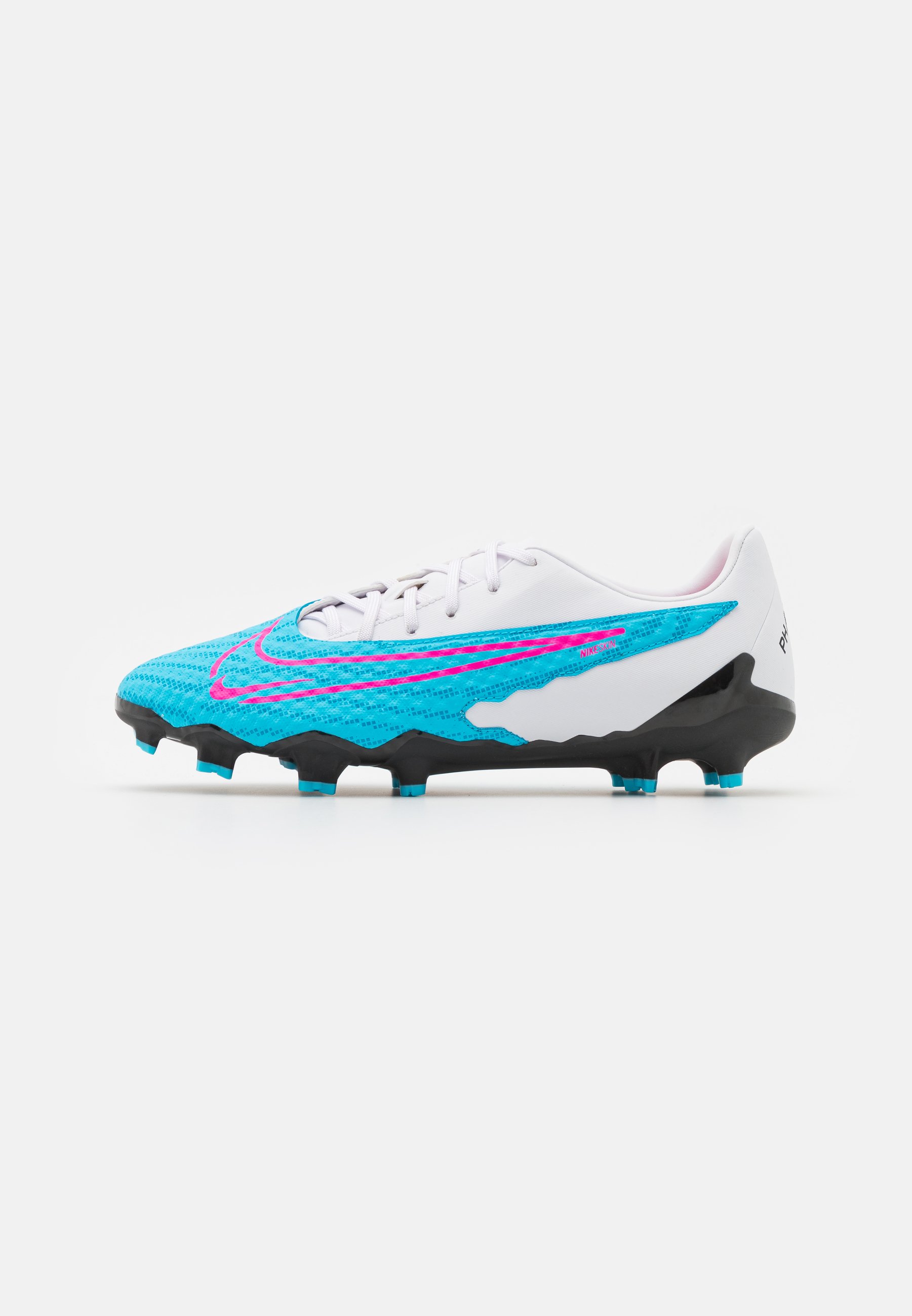 red and blue nike boots