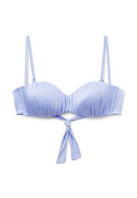 SHINY SATIN - Horní díl bikin - light blue