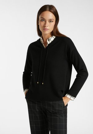 Felpa con cappuccio - nero