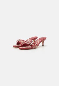 COACH MARGOT SIGNATURE  - Heeled mules - ruby