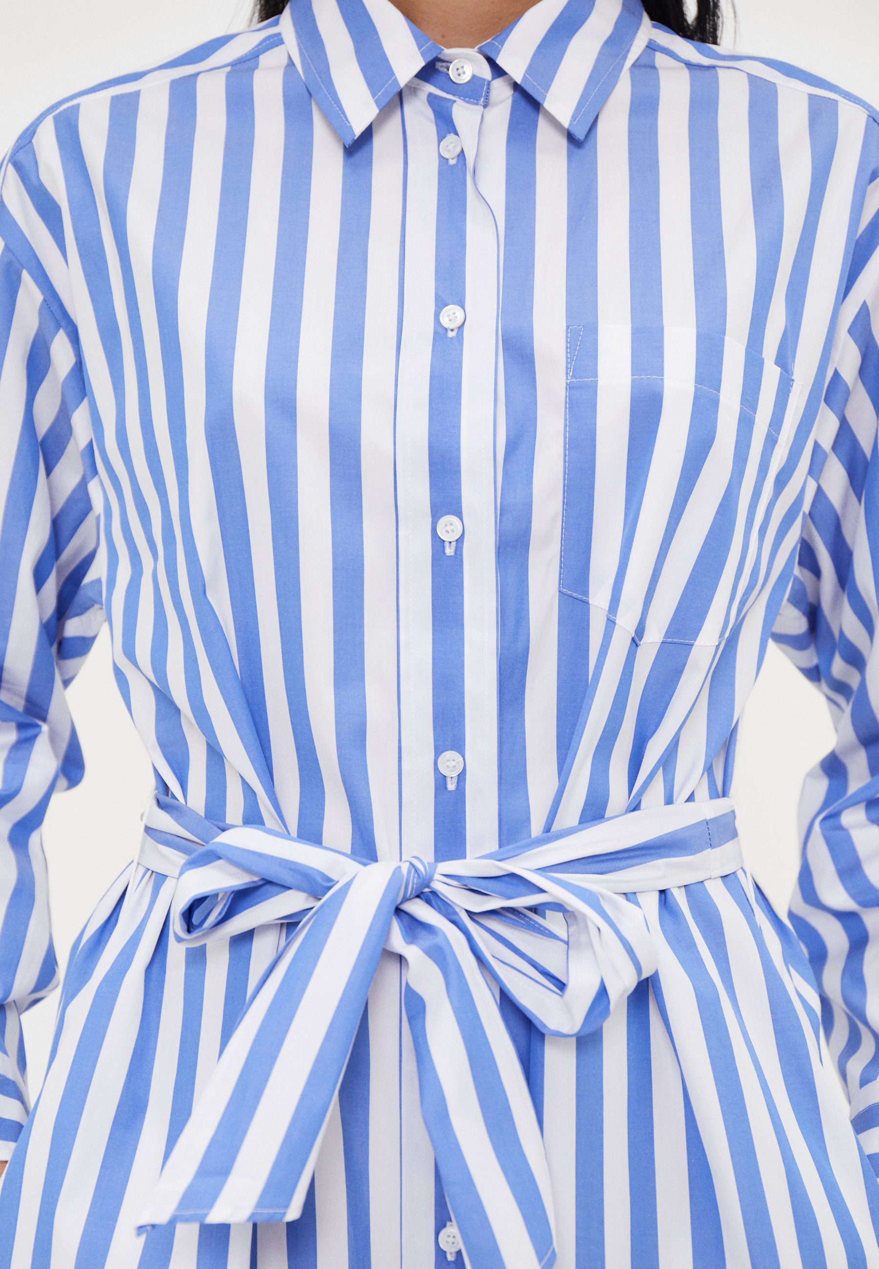 ワンピースその他 'S Max Mara White/blue striped shirt dress ワンピースその他 'S Max Mara White/blue striped shirt dress