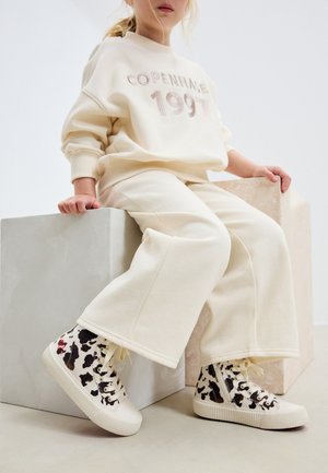 Next, NEXT - Baskets montantes - white/brown cow printed