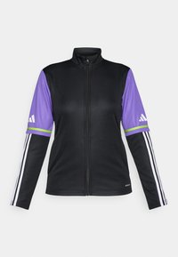 SQUADRA25 TRAINING JACKET - Bluză de trening - black/purple rush
