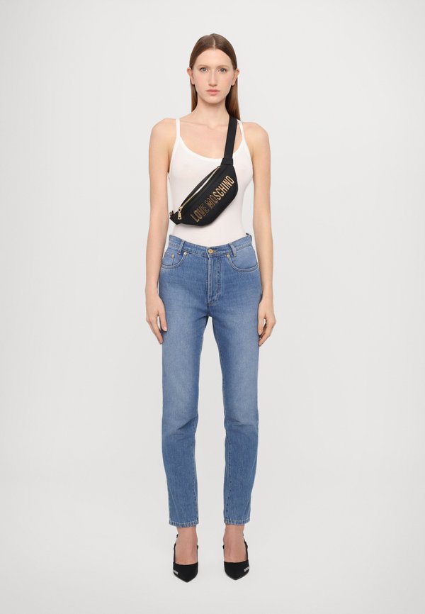 LAMINATED BOLD LOVE - Bum bag - nero