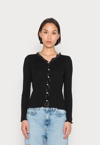 ONLY ONLMICHELA - Casaco de malha - black