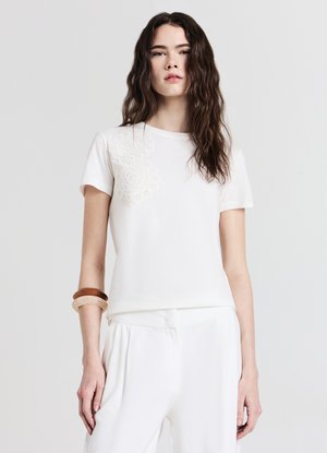 Calliope T-shirt con stampa - bianco lana