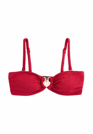 B by Ted Baker TEXTURED SPARKLE BANDEAU - REGULAR FIT - Bikini top - red