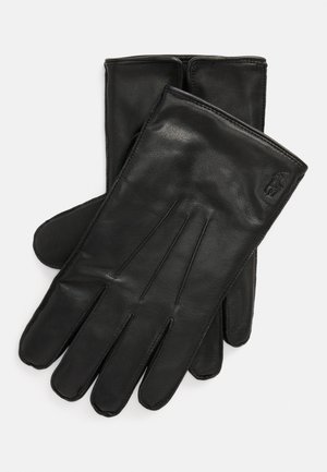 INSULATED SHEEPSKIN TOUCH SCREEN GLOVES - Gloves - black