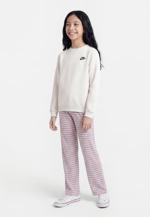 Name it NKFSURAJA STRAIGHT PANT - Tréningruha alsók - light pink/mottled grey