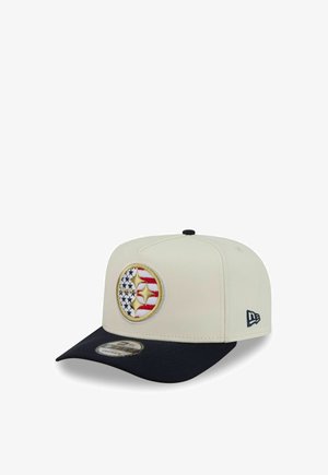 New Era, 9FIFTY AFRAME AMERICA PITTSBURGH STEELERS - Cappellino - beige