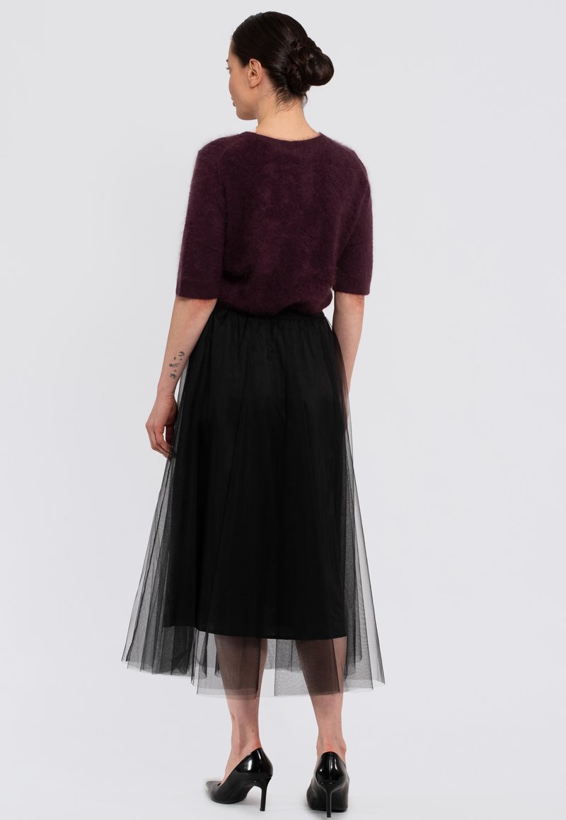 RIL'S EMILIE Jupe trapèze schwarz/noir